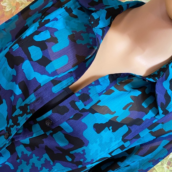 The Limited Sheer Belted Shirtdress with Chemise - Picture 2 of 10